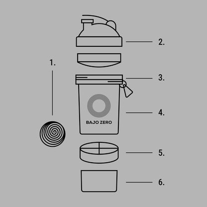 Bajo Zero Shaker Bottle Pro