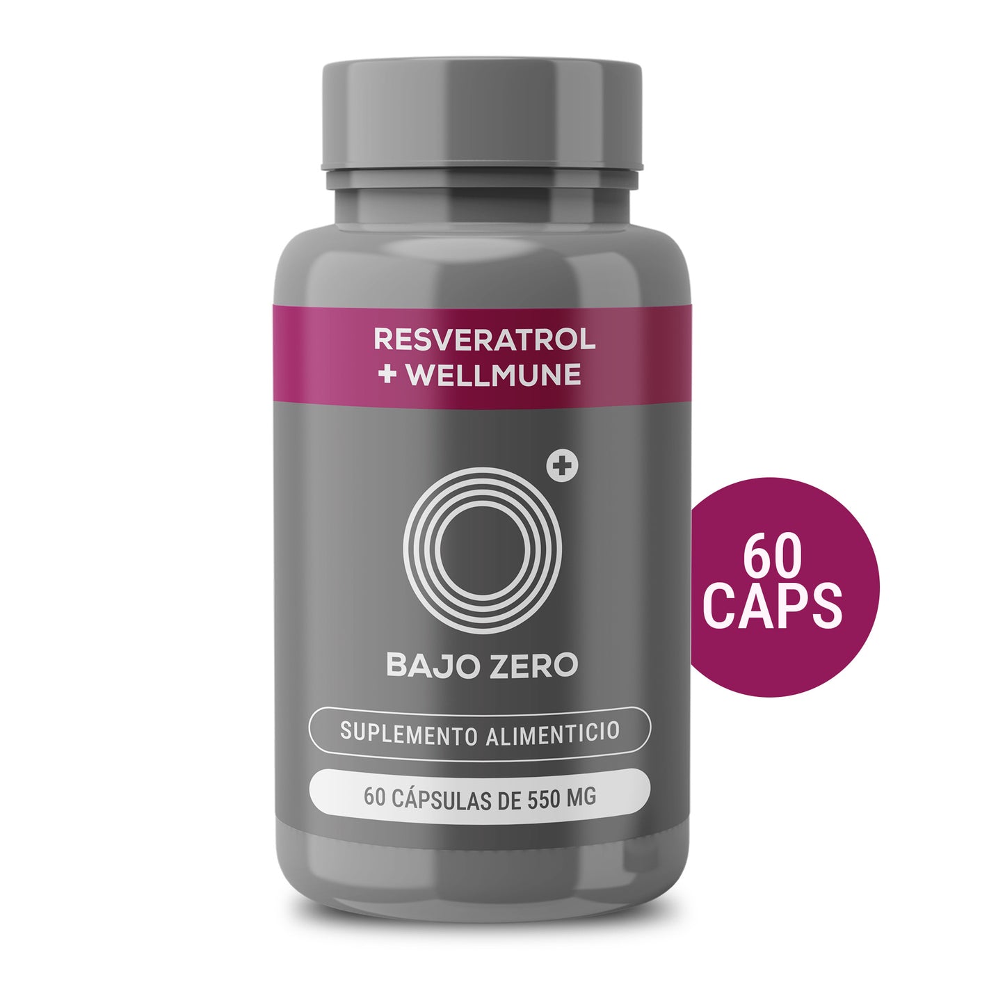 Bajo Zero Defense. Poderoso antioxidante y potenciador del sistema inmune. 60 cáps.